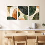 Wallity Set de 3 Pinturas Decorativas de MDF Multicolor